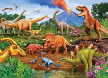 Load image into Gallery viewer, Cobble Hill 35 Piece Tray Puzzle - Triceratops &amp; Friends