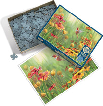 Load image into Gallery viewer, Cobble Hill 500 Piece Jigsaw Puzzle - Rufous Hummingbird (Poster Included)