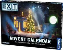 Load image into Gallery viewer, EXIT: The Game - Advent Calendar - The Missing Hollywood Star | Christmas | Calendar | Advent | Mystery Game | Family Activity | Ages 10+