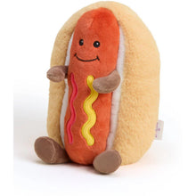 Load image into Gallery viewer, Warmies Microwavable &amp; Weighted Plush Comfort Food Set - Hotdog &amp; Grilled Cheese, Large