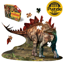 Load image into Gallery viewer, Madd Capp I AM STEGOSAURUS Dinosaur-Shaped Jigsaw Puzzle, 100 Pieces