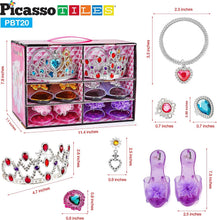 Load image into Gallery viewer, Picasso Tiles - Royal Princess Dress-Up Jewelry &amp; Shoe Boutique Toy Set