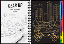 Load image into Gallery viewer, Scratch and Sketch - Extreme! Monster Trucks: An Art Activity Book