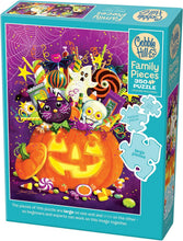 Load image into Gallery viewer, Cobble Hill 350 Piece Family Jigsaw Puzzle - Tricky Treats (Poster Included)