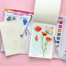 Load image into Gallery viewer, Bright Stripes - Watercolor Journal: Forest Flora