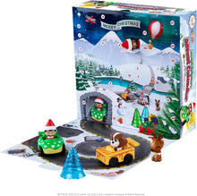 Load image into Gallery viewer, The Elf on the Shelf Advent Bundle: North Pole Sweet Spinners Advent Calendar, Elf on the Shelf's Night Before Christmas Hardcover Storybook, and 4 Mystery Elf Pet Mini Figurines