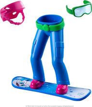 Load image into Gallery viewer, The Elf on the Shelf: A Christmas Tradition (Scout Elf Boy, Dark-Tone) &amp; Magi-Freez Swish and Sleigh Snowboard Set