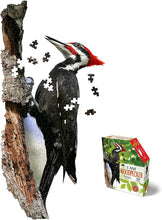 Load image into Gallery viewer, Madd Capp I AM WOODPECKER Animal-Shaped Jigsaw Puzzle, 300 Pieces