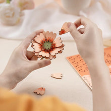 Load image into Gallery viewer, Rowood - Wooden Bloom Craft Kit: Light Orange Gerbera Daisy