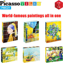 Load image into Gallery viewer, Product PicassoTiles - Magnetic Cube Puzzle: Famous Paintings with Photo Frame