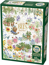 Load image into Gallery viewer, Cobble Hill 1,000 Piece Jigsaw Puzzle - Save the Bees (Poster Included)