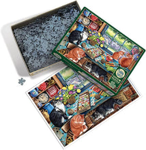Load image into Gallery viewer, Cobble Hill 1,000 Piece Jigsaw Puzzle - Cats Retreat (Poster Included)