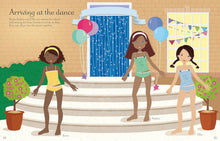 Load image into Gallery viewer, Usborne - Sticker Dolly Dressing Activity Book: SCHOOL DANCE