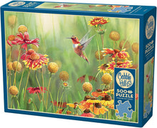 Load image into Gallery viewer, Cobble Hill 500 Piece Jigsaw Puzzle - Rufous Hummingbird (Poster Included)
