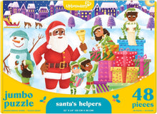 Load image into Gallery viewer, Upbounders Kids Christmas Floor Puzzle - Santa's Helper, 48 pieces