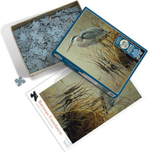 Load image into Gallery viewer, Cobble Hill 500 Piece Jigsaw Puzzle - Great Blue Heron (Poster Included)