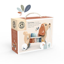 Load image into Gallery viewer, Speedy Monkey - Wooden Puppy Pull-Along