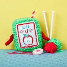 Load image into Gallery viewer, Bright Stripes - Snack Knit Kit Bundle: Juicy Cutie and Boba Buddy