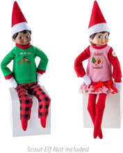 Load image into Gallery viewer, The Elf on The Shelf Claus Couture Set of 2: I'm So Fly PJs and Yummy Cookie Nightgown