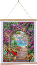 Load image into Gallery viewer, Crystal Art - Scroll Diamond Painting Kit: Window to Paradise