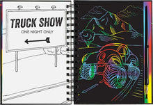 Load image into Gallery viewer, Scratch and Sketch - Extreme! Monster Trucks: An Art Activity Book