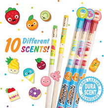Load image into Gallery viewer, Scentco Smencils Scented Pencils &amp; Iwako Puzzle Erasers Bundle – 6-Piece Writing Set