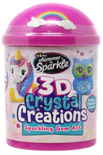Load image into Gallery viewer, Shimmer 'n Sparkle 3D Crystal Creations Sparkling Gem Art Mystery Pack