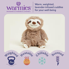Load image into Gallery viewer, Warmies Microwavable &amp; Weighted Plush - Sloth, Small