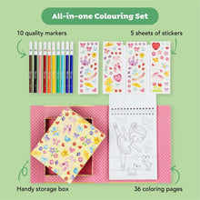 Load image into Gallery viewer, Schylling - Tiger Tribe: Ballet Coloring Set - Take Along Travel Art Kit