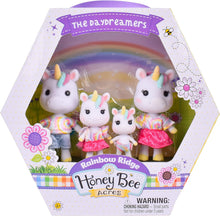 Load image into Gallery viewer, Honey Bee Acres Rainbow Ridge Daydreamers Unicorn Family