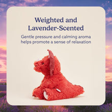 Load image into Gallery viewer, Warmies Microwavable &amp; Weighted Plush - Red Triceratops, Large