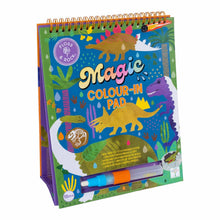 Load image into Gallery viewer, Floss &amp; Rock Magic Water Color-In Pad Easel and Pen - Dino Magic