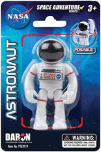Load image into Gallery viewer, Daron NASA Space Adventure Figures Set of 4: Astronaut, Mars Astronaut with Drill, Astroanimals Cat and Dog, with Myriads Drawstring Bag