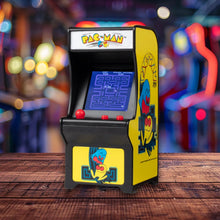 Load image into Gallery viewer, Tiny Arcade Pac-Man 3.5" Mini Retro Game - Functional Arcade Cabinet w/ Real Gameplay &amp; Sounds - Classic Game Fits in the Palm of Your Hand (Ages 8+)