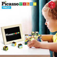 Load image into Gallery viewer, Product PicassoTiles - Magnetic Cube Puzzle: Famous Paintings with Photo Frame