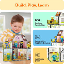 Load image into Gallery viewer, Picasso Tiles - Magnetic Tile Construction Blocks: FAMILY HOMESTEAD
