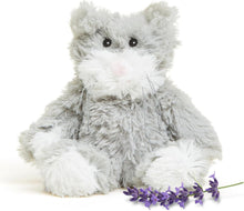Load image into Gallery viewer, Warmies Microwavable &amp; Weighted Plush - Gray Cat, Small