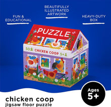 Load image into Gallery viewer, Crocodile Creek Chicken Coop Puzzle, 50-Pieces