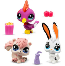 Load image into Gallery viewer, Schylling - Littlest Pet Shop Pet Trio: Bunny, Squirrel, &amp; Woodpecker
