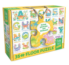 Load image into Gallery viewer, Cobble Hill 35-Piece Floor Puzzle: Dinosaur Alphabet
