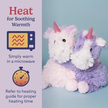 Load image into Gallery viewer, Warmies Microwavable &amp; Weighted Plush - Unicorn Hugs