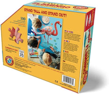 Load image into Gallery viewer, Madd Capp LiL' FLAMINGO Jigsaw Puzzle, 100 Pieces