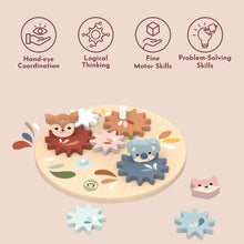 Load image into Gallery viewer, Speedy Monkey - Wooden Gear Toy For Toddlers