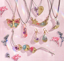 Load image into Gallery viewer, Bright Stripes - Wish*Craft Wood &amp; Resin Charm Jewelry Kit - Makes 20 Charms!