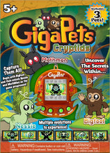 Load image into Gallery viewer, GigaPets Interactive Digital Pet - Cryptids: Mothman, Bigfoot &amp; Nessie