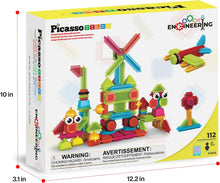 Load image into Gallery viewer, Picasso Tiles - Hedgehog 3-D Building Blocks: 112 Piece Set