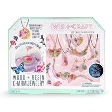 Load image into Gallery viewer, Bright Stripes - Wish*Craft Wood &amp; Resin Charm Jewelry Kit - Makes 20 Charms!