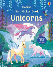 Load image into Gallery viewer, Usborne First Sticker Book - UNICORNS