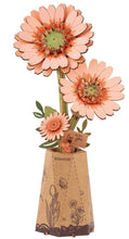 Load image into Gallery viewer, Rowood - Wooden Bloom Craft Kit: Light Orange Gerbera Daisy