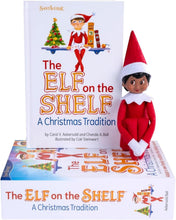 Load image into Gallery viewer, The Elf on the Shelf - A Christmas Tradition: Scout Elf Boy (Dark-Tone) &amp; Tree Farm PJs